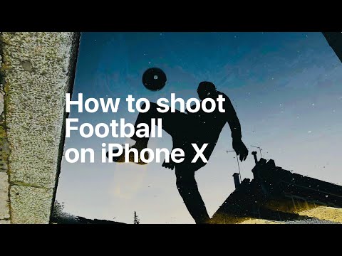Apple iPhone X - How To Shoot Football