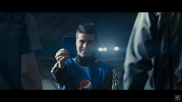Pepsi Blue Card Advert