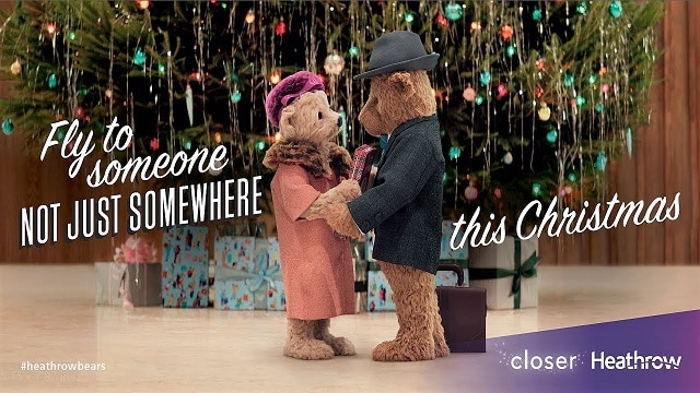 Heathrow Christmas 2017 Advert - Bears