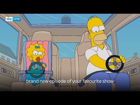 Sky One 2019 - Modern Family and The Simpsons