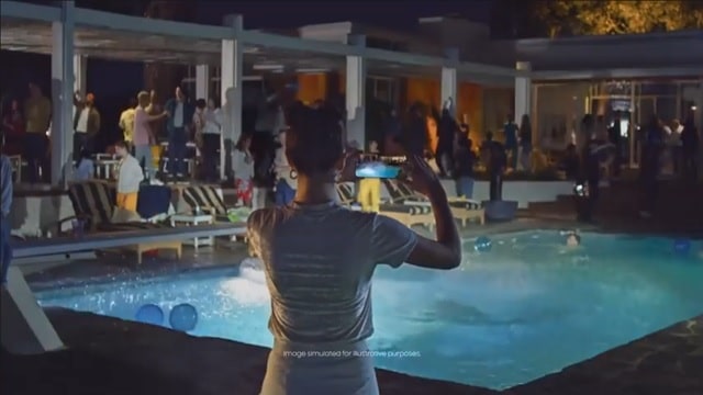 Samsung Galaxy S20 Pool Party Advert