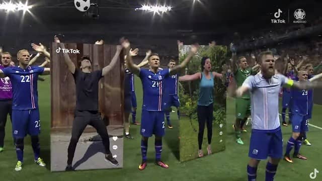 TikTok Euro 2020 sponsor advert song