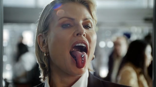 Virgin Atlantic Advert - Tongue Piercing