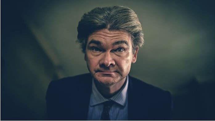 English comedy actor -Simon Farnaby